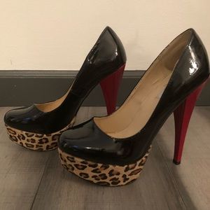 Steven Madden patten leather & leopard stiletto-8